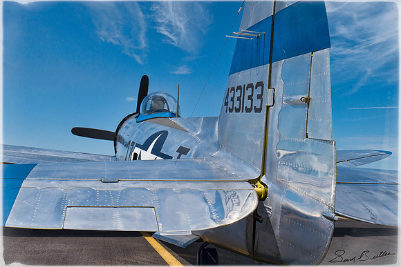 Flying Heritage's P-47 at the Arlington Fly-in