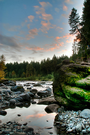 Little North Santiam Sunset